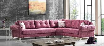 Platin mustard modern sectional/chair/ottoman set. Milda Multifunctional Sectional Sofa Pink
