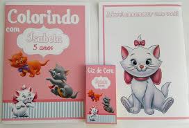 As crianças a adoram.seguem alguns desenhos para pintura da gatinha do filme aristogatos. 10 Kits Colorir Personalizada Gatinha Marie Mercado Livre