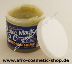 Blue magic hair food is blended with vitamin e, wheat germ oil and coconut oil. Blue Magic Organics Indian Hemp Afro Cosmetic Shop