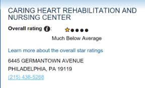 The quality of the staff and the — diane h. Lawsuits Vs Caring Heart Rehabilitation Philadelphia