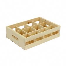 Crates Pallet 12 Grid Wood Crate Divided Insert Unfinished Wood Crates Wooden Crates Wooden Pallet Furniture