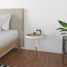 Small desk (up to 40) small desk (up to. Nordic Simple Modern Minimalist Living Room Small Solid Wood Legs Small Round Tray Table Shopee Singapore