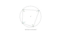 In geometry, an inscribed angle is the angle formed in the interior of a circle when two chords intersect on the circle. Explore Opposite Angles Of Inscribed Quadrilaterals Geogebra