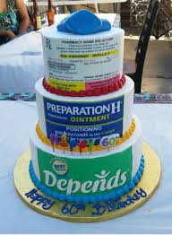 Fun Birthday Activities For Adults Near Me Diaper Cake For Adults Funny Birthday Cakes Dad Birthday Cakes 60th Birthday Cakes