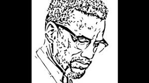 And malcolm x to rosa parks and muhammad ali, the civil rights movement united african americans in a struggle for quality. How To Draw Malcolm X Face Sketch Drawing Step By Step Youtube