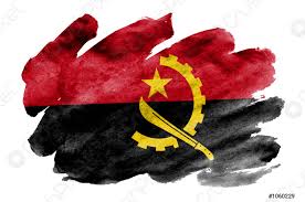 The angola national flag is often displayed at embassies, outside of businesses associated with angola, and at the homes of people who take great pride in their angola heritage. Angola Flagge Ist Im Flussigen Aquarell Stil Isoliert Auf Foto Vorratig Crushpixel