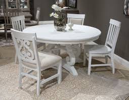 ← white pedestal kitchen table white round kitchen table and chairs →. Bronwyn Chalk White 60 Round Dining Room Set 1stopbedrooms