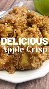 Easy And Delicious Old Fashioned Apple Crisp Recipe In 2020 Apple Crisp Recipes Apple Crisp Easy Easy Apple Crisp Recipe