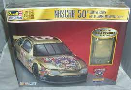 50th anniversary gold commemorative racing champions car. Revell Nascar 50th Anniversary Limited Edition Gold Chevy Kit 1 Of 19 500 For Sale Online Ebay