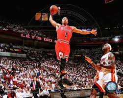 He joined mj as the only bulls. Chicago Bulls Derrick Rose Photo Photo Allposters Com
