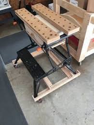 Black And Decker Portable Workbench 425 Workmate Roller Stand Woodworking Stand Woodworking Bench Woodworking Workbench