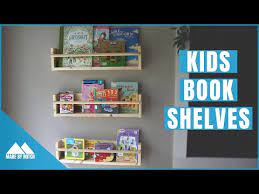 If you only have a few books, you can make one of these book slings to store them on the wall! Kids Wall Display Bookshelves 8 Steps With Pictures Instructables