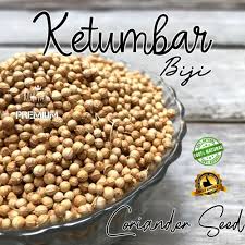 First attested in english during the late 14th century, the word coriander derives from the old it is the common term in american english for coriander leaves, due to their extensive use in mexican. Ketumbar Biji