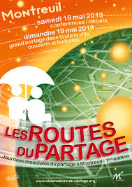 « programme tv vendredi 1 mai 2020. L Observatoire Du Partage Les Routes Du Partage 2019