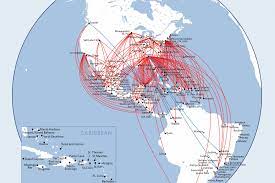 Get the latest updated latam cargo brasil flights route map. Route Map Between U S Latin America Delta News Hub