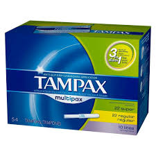 Tampax Cardboard Applicator Tampons Light Regular Super Absorbency Triple Pack Unscented 54ct Tampax Tampons Cardboard