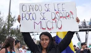 Estamos cansadas de este gobierno corrupto e indiferente ante la muerte de líderes… Armas De Fuego Contra Movilizacion En Colombia La Opinion De Oruro