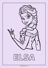 Check spelling or type a new query. Frozen Elsa Printable Coloring Pages For Kids