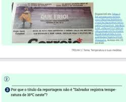 Saiba o clima, sensação térmica, previsão do tempo e informações meteorológicas em todas as cidades do país. Que Frio Salvador Tem Sensacao Termica De 16 C Perguntar Por Que O Titulo Reportagem Nao E Brainly Com Br