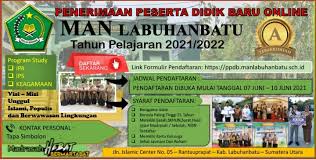 Apa mau dikata ternyata pandemi tidak kunjung surut. Informasi Penerimaan Peserta Didik Baru Man Labuhanbatu Tahun Pelajaran 2021 2022 Man Labuhan Batu
