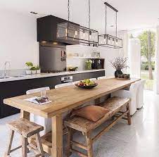 Experience latin american cuisine like never before! Extra Long Table Short Bench Chairs Kitchen Island Dining Table Dining Table In Kitchen Coastal Dining Room