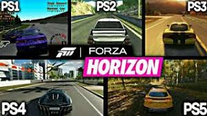 Forza horizon 5 will release on xbox one, xbox series x|s, and pc on nov. Forza Horizon Ps1 Vs Ps2 Vs Ps3 Vs Ps4 Vs Ps5 Youtube