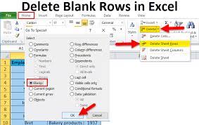 Here's guide on doing it in excel for windows and mac. Remove Blank Rows In Excel Examples How To Delete Blank Rows