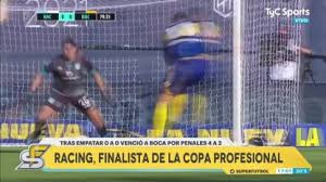 Lo que graficó lo parejo que fueron los duelos. Racing Vencio A Boca Por Penales Y Clasifico A La Final De La Copa Liga Profesional Tyc Sports