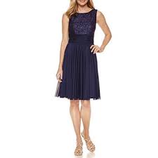 Special Occasion Dresses For Women Jcpenney Fit Flare Dress Blue Dresses For Women Dresses