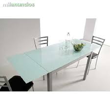 La estructura de acero, por su parte, garantiza la resistencia. Mil Anuncios Com Mesa De Cocina Extensible