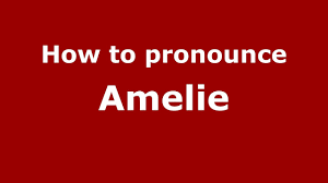 From late middle english acūte (of a disease or fever: How To Say Or Pronounce Amelie Pronouncenames Com
