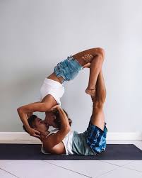 Yoga Is Better With My Partner Couples Yoga Poses Partner Yoga Poses Couples Yoga
