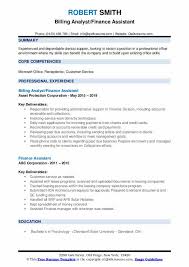 See our perfectly designed resume example for those recruiting in finance to significantly increase your chances of getting the interview. Finance Assistant Resume Samples Qwikresume