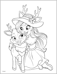 Coloring pages with magic enchantimal friends who live in a fairy forest and take care of their animals. D0010 Enchantimals Pack With Pencils Catalog Caramel