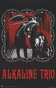 Black And White And Red All Over Alkaline Trio Poster From One Of My Favorite Bands Alkaline Trio Alkaline Trio Tattoo Album Cover Art