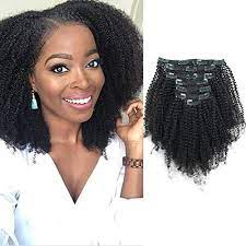 Chic Lovrio Hair Afro Kinkys Curly 9a Grade Afro Coily 4b 4c Clip In Hair Extensions Unprocessed Virgin Huma Afro Hairstyles Clip In Hair Extensions Wig Styles