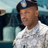 Sgt. Maj. Pleasant Lindsey serves as the master of