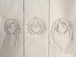 How To Draw Anime Hair Youtube How To Draw Anime Hair How To Draw Hair Drawings