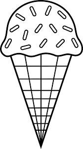 Black And White Ice Cream Cone Real Ice Cream Cone Chocolate Sprinkles Coloring Pages Bulk Color Ice Cream Coloring Pages Ice Cream Crafts Coloring Pages