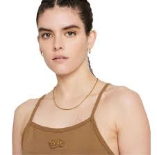 Nike Womens Sportswear Femme Dress Hazel Rush/ Metallic Gold CZ9842 Sz  Large $50