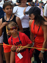 Golf legend tiger woods has revealed that his children are fans of argentine and barcelona football superstar lionel messi.(twitter). Tiger Woods Girlfriend Erica Herman Cheers Him On With His Children Sam And Charlie On Final Day Of Open