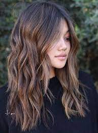 Medium Length Wave Hair Is Perfect For Every Woman No Matter Your Face Is Round Or Square Or Whatever Yo Thick Hair Styles Haircut For Thick Hair Hair Styles