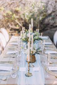 Sheer Silk Chiffon Table Runners For Soft And Sophisticated Wedding Tablescape Table Runners Wedding Cake Table Decorations Wedding Candles Table