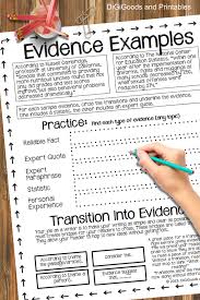 Students Learn How To Support Thesis Statement Claims With Evidence Along With All Elements O Writing A Thesis Statement Argumentative Writing Writing Lessons