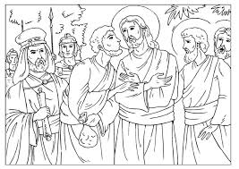 This sermon on the mount coloring book for adults contains: Coloring Page Judas Betrayal Free Printable Coloring Pages Img 25916