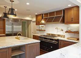 Compareclick to add item quality one™ 15 x 72 white laminate pantry/utility kitchen cabinets to the compare list. Brown Kitchen Hood Transitional Kitchen Brown Cabinets Kitchen Remodel Brown Kitchen Cabinets