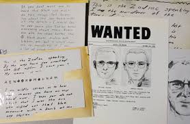 Dirty harry is shown at a theater, with the movie acknowledging that the villain of that film was inspired by the zodiac killer. Zodiac Killer History Murders Movie Letters Suspects Facts Britannica