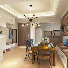 With millions of unique furniture, décor, and housewares options, we'll help you find the perfect solution for your style and your home. Buy Black Light Fixture Sputnik Chandeliers 8 Lights Industrial Pendant Lighting Dining Room Kitchen Island Bedroom Light Online In Indonesia B08935wkg3
