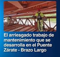 Impacto Local | 🔴El arriesgado trabajo de mantenimiento que ...