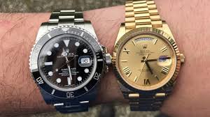 rolex steel vs gold weight difference